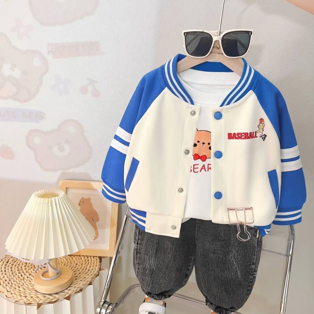 ست پسرانه شیک با طرح خرس گ خوشگل